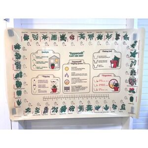 Tupperware Plant Care Mat Vinyl Sheet‎ Washable 70s Retro Vintage
